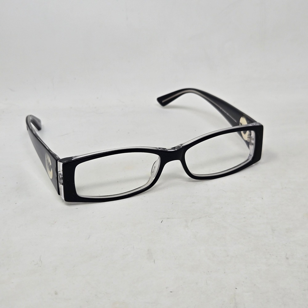 Emporio Armani EA 9466 Black Clear Rectangular Eyeglass Frames Italy 50-14-140